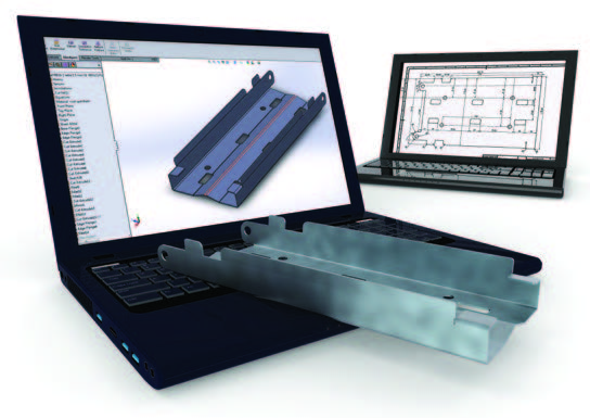 V-shaped punch uses v-shaped sheet metal bending to bend metal piece.